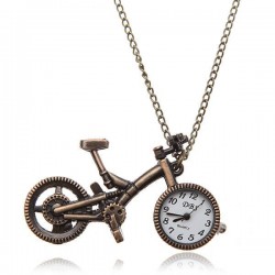 Reloj de bolsillo de la bicicleta de aleación de bronce analógico