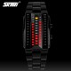 Relógio SKMEI 1013 digital pulseira de aço inoxidável de quartzo impermeável