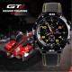 Gt 54 grand touring silicona banda analógico deportivo reloj de cuarzo